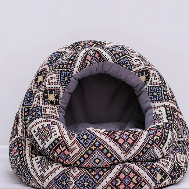 Flannel Fluff Dog And Cat Nest