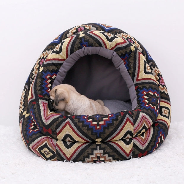 Flannel Fluff Dog And Cat Nest