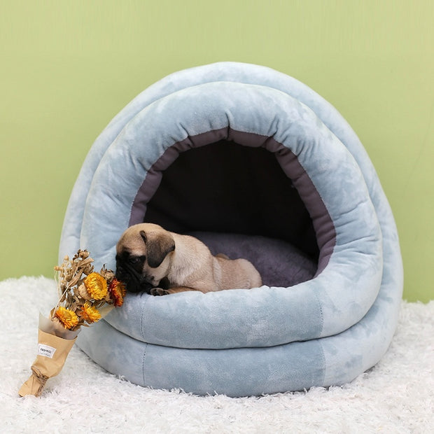 Flannel Fluff Dog And Cat Nest